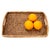 Artifacts Rattan Rectangular Serving Tray with High Handles in Honey Brown - 14" For Sale - Image 4 of 13
