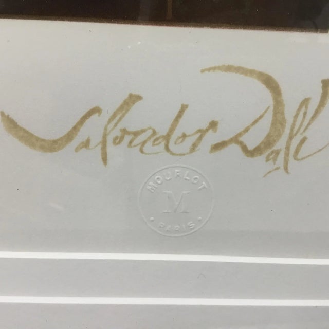Surrealism Salvador Dali Limited Edition Lithograph For Sale - Image 3 of 13