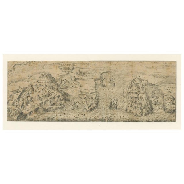 Anonymous, Villefranche, Nice & Monaco Coast, 1692 For Sale - Image 9 of 9