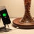 Wood Vigil Bone China Table Lamp For Sale - Image 7 of 12