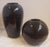 1980s Haeger Modernist Black Ceramic Sphere and Tall Vase - a Pair For Sale - Image 12 of 12