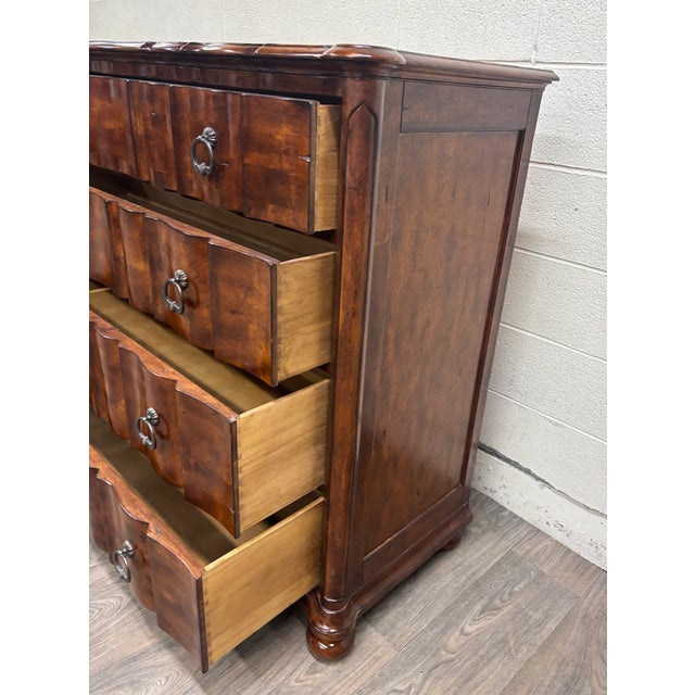 Wood Highland House European Excursions Block Front Master Chest For Sale - Image 7 of 14