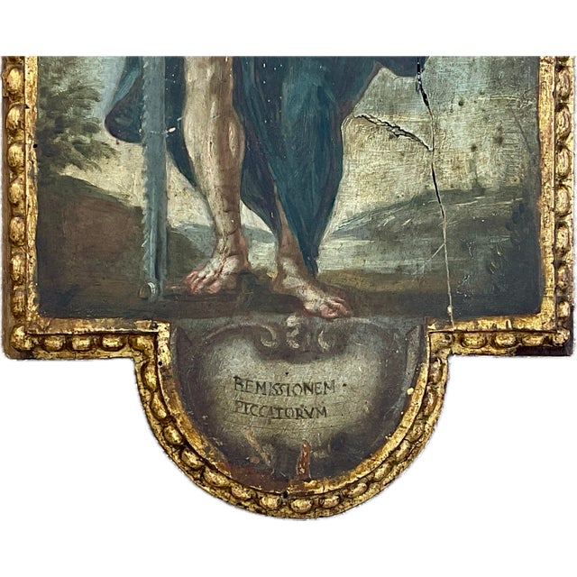 17th Century 18th Century Italian School St. Jerome "Remissionem Peccatorum" ("Remission of Sins") For Sale - Image 5 of 11