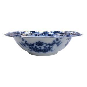 Large Victorian Blue & White Transferware Wash Basin | Bowl in "Duchess"