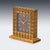 1960s Vintage Swiss Gilt Brass Desk Clock from Hermès, 1960s For Sale - Image 5 of 10