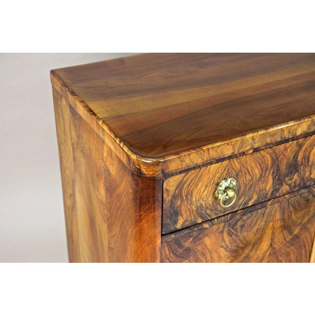 Biedermeier Commode in Nutwood, Austria, 1830s For Sale - Image 13 of 18