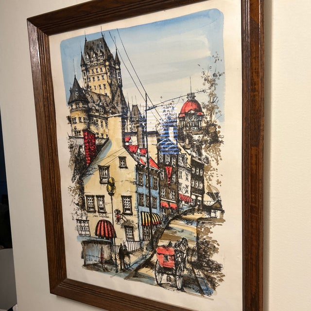 This has been hanging in my bedroom for more than 20 years and have no recollection whatsoever of where we got it!!! It...