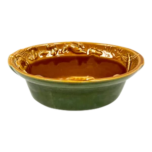 Mid-Century French Embossed Wild Game Casserole Dish