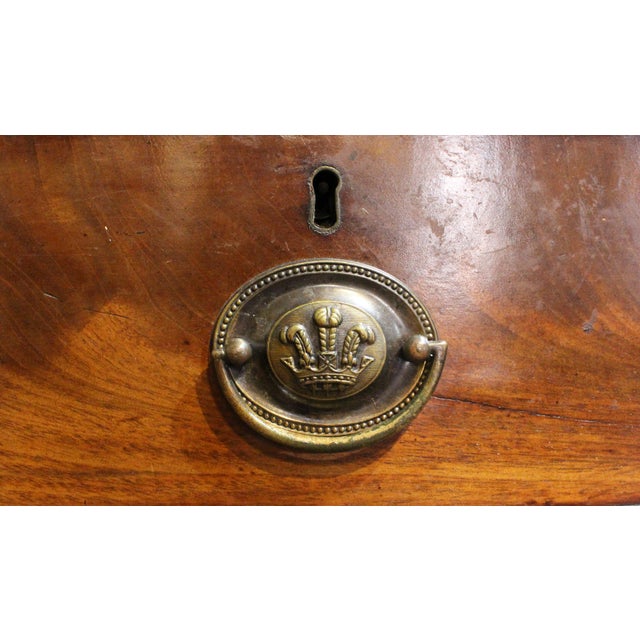 Circa 1770-90 George III Period English Bowfront Chest of Drawers For Sale - Image 10 of 11