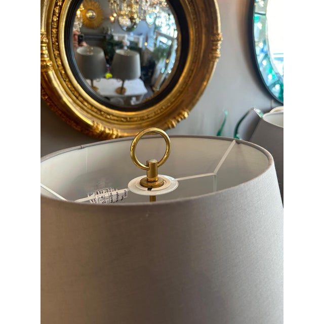 French Bouliotte Gilt Brass Candle Lamps, 1950s, Set of 2 For Sale - Image 11 of 18