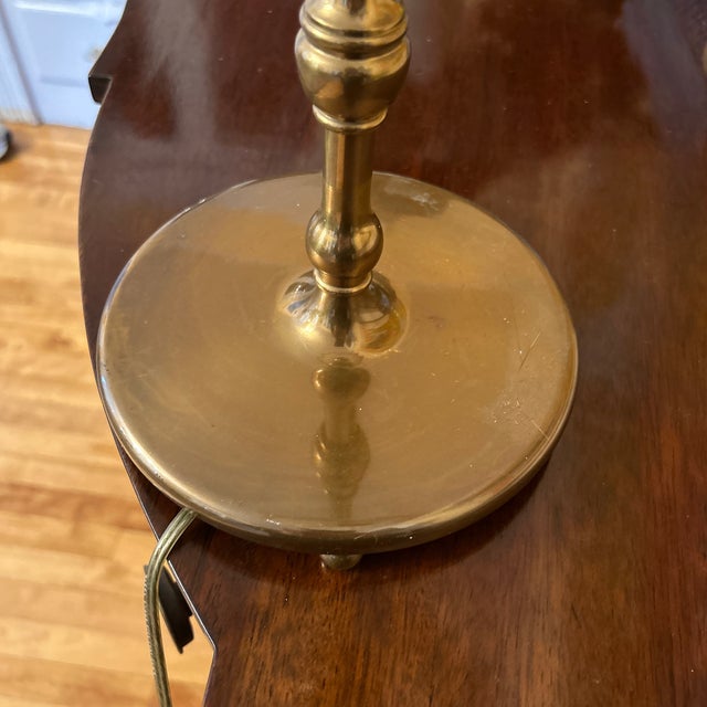 Metal Vintage Urn Lamp With Custom Shade For Sale - Image 7 of 10