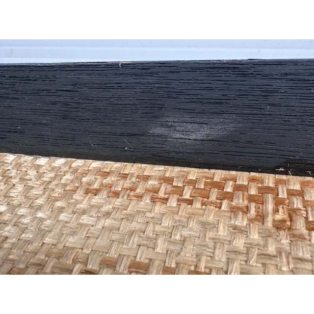 Blue Vintage Batik Style Horse Wall Art Framed Mid-Century Decorative Panel For Sale - Image 8 of 12