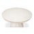Transitional Round Dining Table, Medium - White Oak With Faceted Pedestal Base For Sale In Raleigh - Image 6 of 11