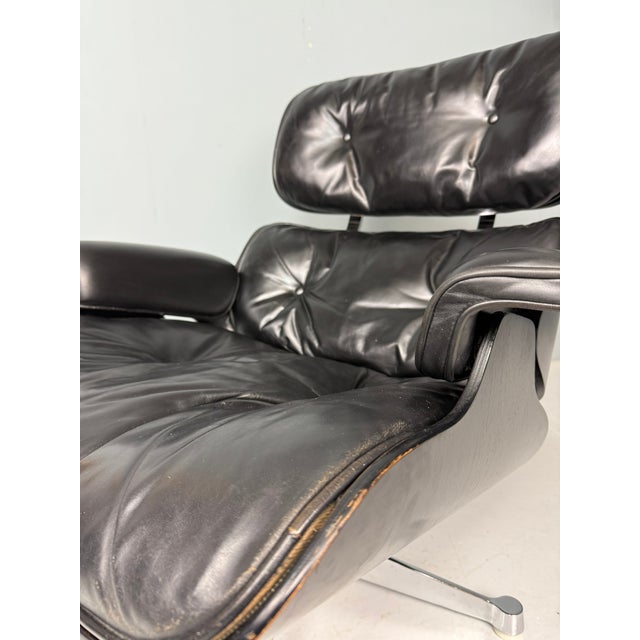Black Vintage Lounge Chair by Eames for Herman Miller, 1970s For Sale - Image 8 of 18