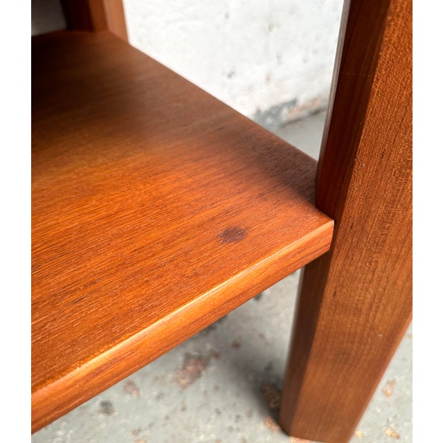 Wood Pair of Mid-Century Teak End Tables by Randers of Denmark For Sale - Image 7 of 12