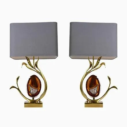 Vintage Sculptural Table Lamp Bases by Willy Daro, Set of 2 For Sale - Image 10 of 10