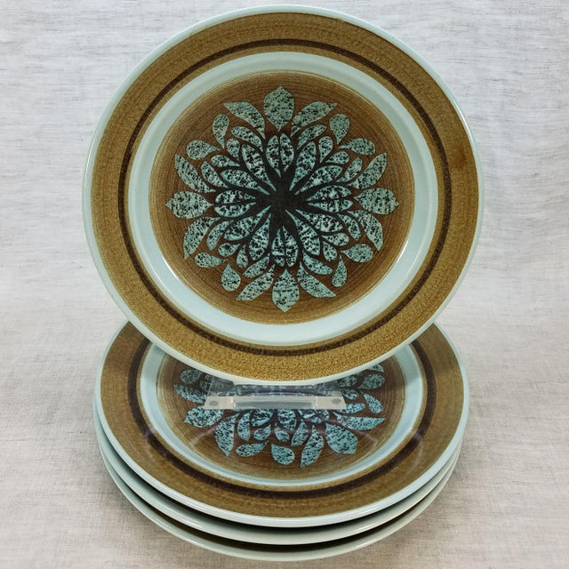 MidCentury Franciscan Earthenware Plates, 4 Piece Chairish