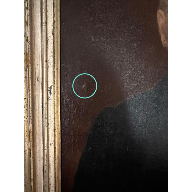 Late-18th Century Dutch School Portrait Oil on Canvas Painting For Sale In Reno/Lake Tahoe - Image 6 of 18