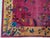 1920s Dark Pink Floral Open Field Antique Chinese Art Deco Rug 6' X 8'8" Handknotted Wool Carpet For Sale In New York - Image 6 of 10