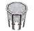 Contemporary Contemporary Vintage Mother-of-Pearl Inlay Octagonal Side Table For Sale - Image 3 of 7
