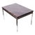 Rectangular Granite and Chrome Coffee Table For Sale