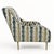 Contemporary Bridgitte Chair by Chaddock For Sale - Image 3 of 6