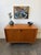 Mid-Century Modern Vintage Danish Teak Drop Door Cabinet For Sale - Image 3 of 9