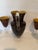 Vintage Handcrafted Art Heavy Glass Murano Style Leopard Pitcher With 4 Goblets For Sale - Image 11 of 12