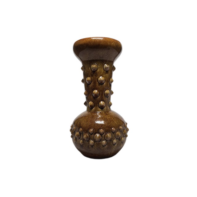 Vintage Vase in Ceramic from Mrostowice Ceramic, Poland, 1970s, in Very Good conditions. Designed 1970 to 1979 This piece...