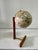 1960s Extremely Rare Cantilevered Style Teak & Brass World Globe For Sale - Image 5 of 18