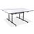 Wooden Kitos Desk in White Chrome from USM For Sale - Image 16 of 16