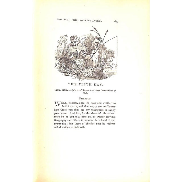 1920s "The Complete Angler: Or the Contemplative Man's Recreation" 1925 Walton, Izaak, Cotton, Charles For Sale - Image 5 of 12
