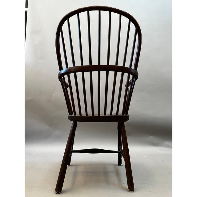 Late 18th Century English Windsor Armchair in Ash and Elm For Sale - Image 4 of 9