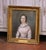 This elegant antique portrait was crafted in France circa 1850 and depicts a young woman in a softly composed three-...