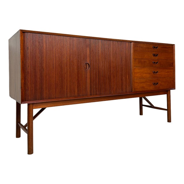 Vintage Danish Teak Sideboard by Peter Hvidt & Orla Mølgaard-Nielsen for Søborg Møbelfabrik, 1950s For Sale