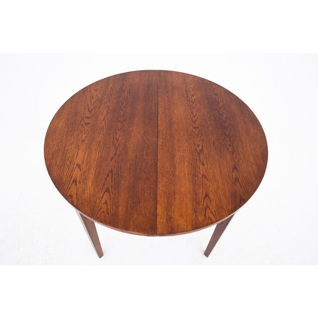 Vintage Polish Round Table, 1960s For Sale - Image 4 of 9