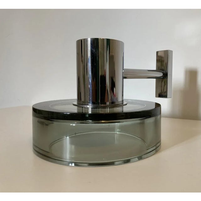 Murano Glass Sconce attributed to Flavio Poli for Seguso, 1960s For Sale - Image 9 of 9