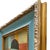 Contemporary Abstract Oil Painting in Vintage Blue Painted Frame For Sale In New York - Image 6 of 6