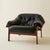 1960s Percival Lafer "Mp-41" Leather and Rosewood Chair in Black Leather, 1960's For Sale - Image 5 of 12