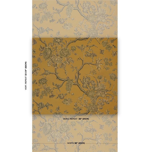 Drawn from an archival document, Inverness Garden is a romantic large-scale floral design. Brimming with beautifully...