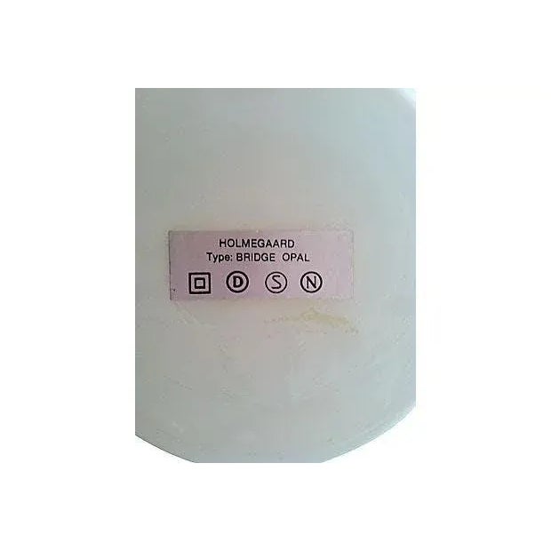 Mid-Century Modern White Michael Bang Lamp For Sale - Image 3 of 4