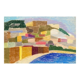 1960s Frank Wallace Seaside Landscape For Sale