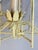 This is a charming vintage faux bamboo chandelier with five lights and sculpted leafy tole accents throughout. This is...