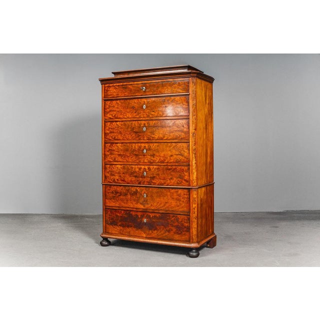 Danish Chest of Drawers in Mahogany For Sale - Image 3 of 18