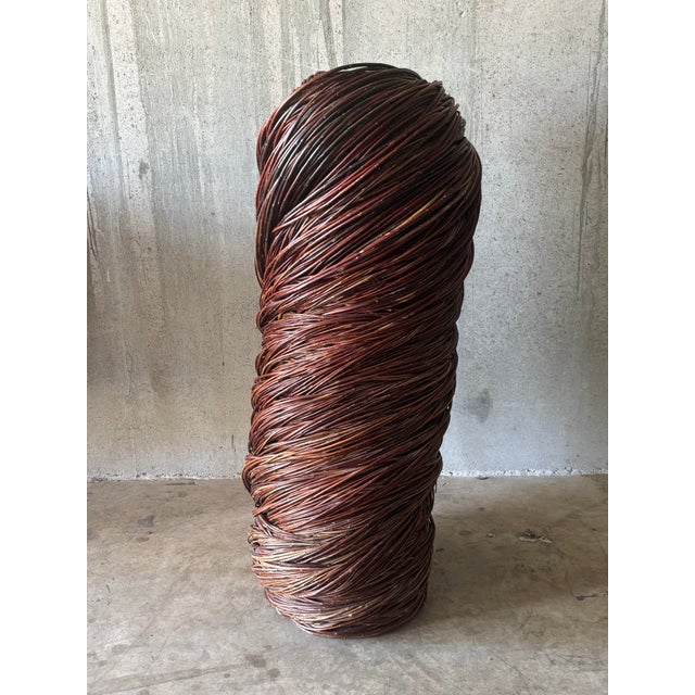1990s Monumental Willow Reed Sculpture by Christine Joy, Montana For Sale - Image 4 of 8