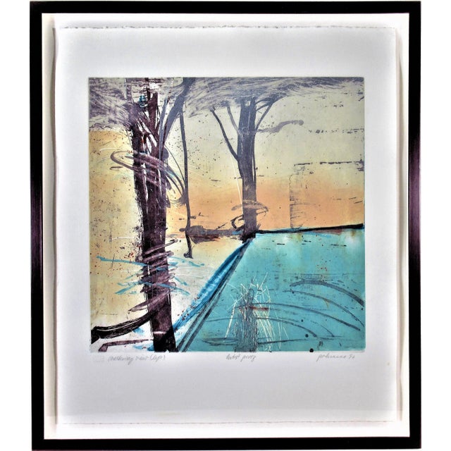 Blue Ron Pokrasso, Walking View, Left, 1990 For Sale - Image 8 of 8
