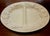 Vintage IPATRIZI Platter, Divided sides. Ceramic with Embossed Relief, Made In Italy. Holiday Serveware. Large Platter....