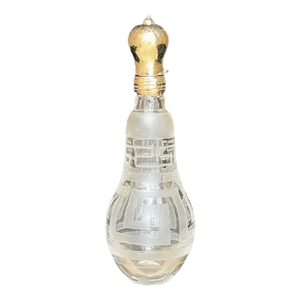 19th Century Dutch Crystal and Gold Scent or Perfume Bottle