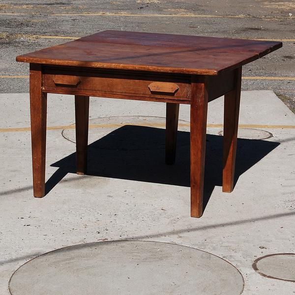 Antique Wooden Bakers Table Chairish