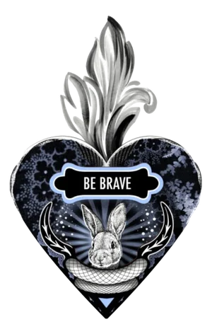 Ex-Voto Heart Be Brave by Miho